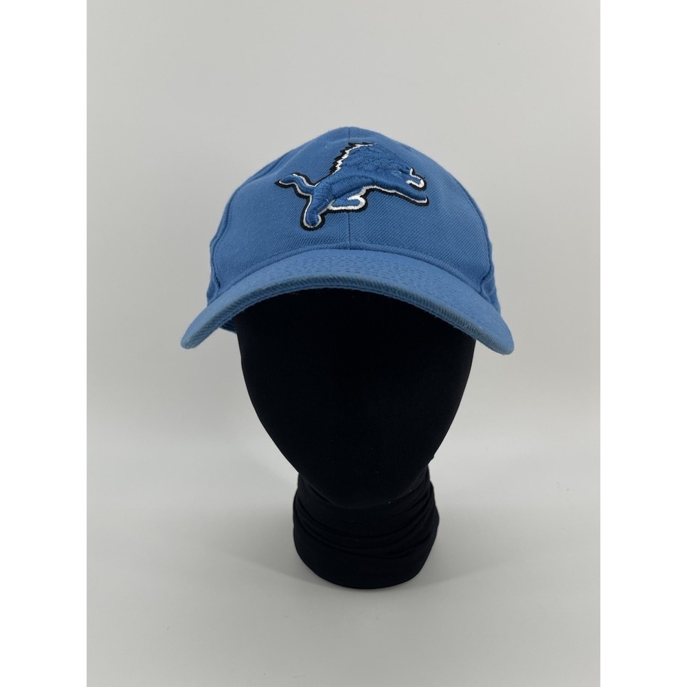 Reebok Detroit Lions NFL On Field Blue Strapback Hat Cap OSFA
